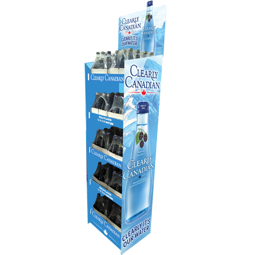 10-Case Corrugate Display Rack